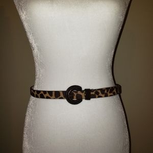 Liz Claiborne Leopard Belt